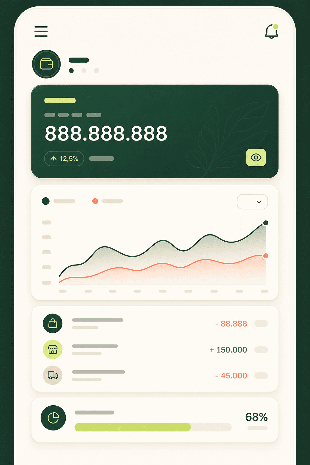 Contoh promosi dashboard keuangan real-time Cekkas